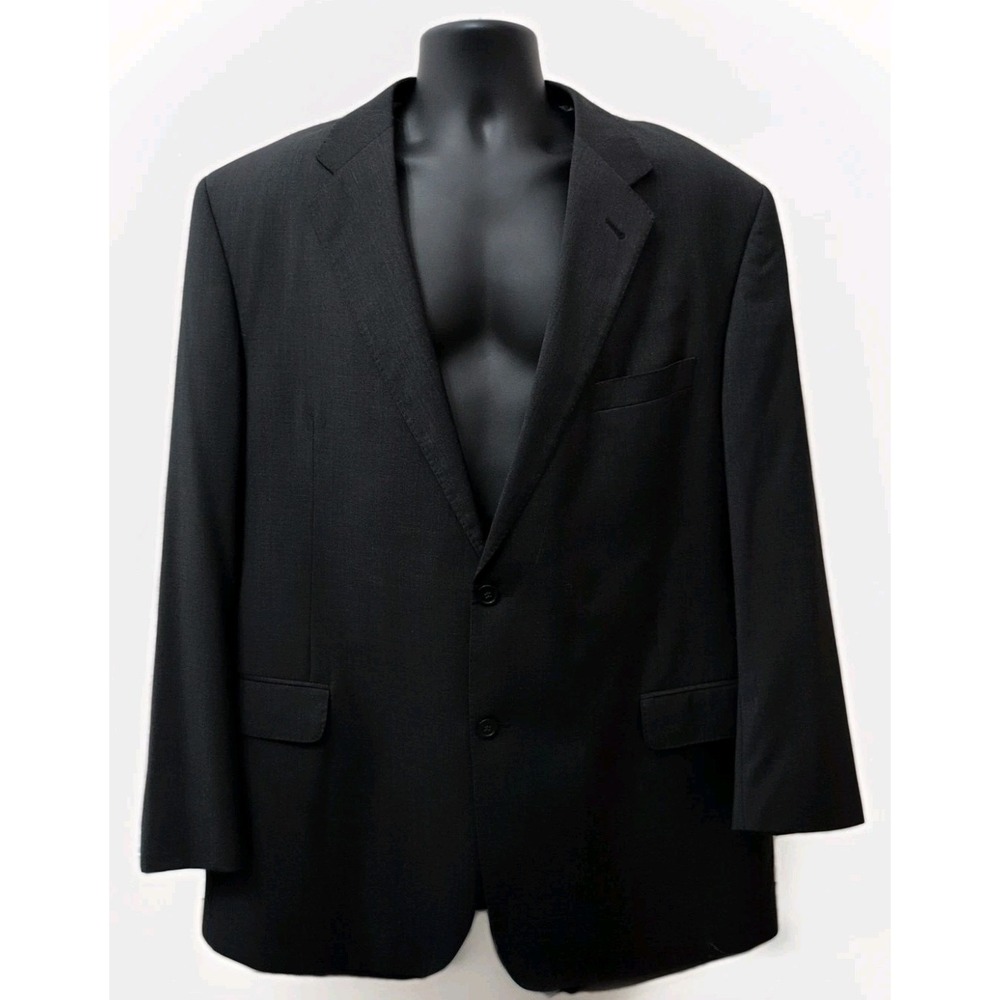 Coppley Bocelli 2113X Men's 42T Charcoal Gray Blazer 100% Wool‎